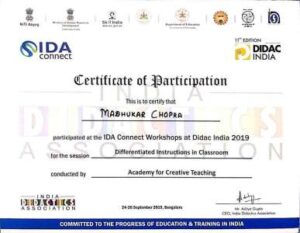 Academy for Creative Teaching Differtianted