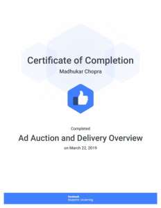 Facebook Blueprint Ad Auction and Delivery Overview