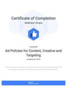 Facebook Blueprint Ad Policies for Content, Creative and Targeting